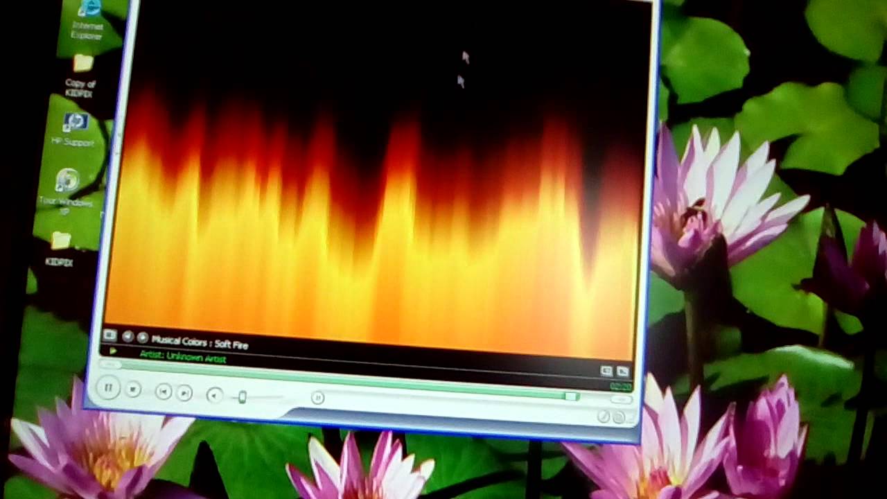 get ambience visualization for windows media player 12